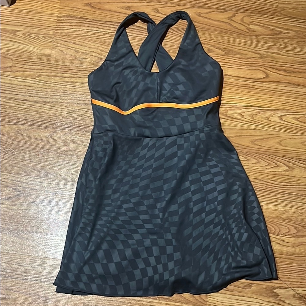 Strong ID Dark Charcoal Skort Dress